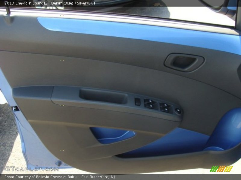 Denim (Blue) / Silver/Blue 2013 Chevrolet Spark LS