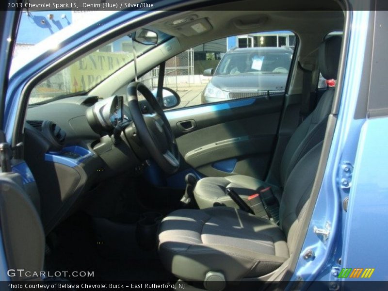Denim (Blue) / Silver/Blue 2013 Chevrolet Spark LS