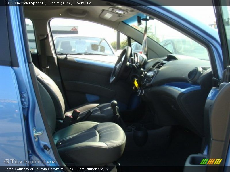 Denim (Blue) / Silver/Blue 2013 Chevrolet Spark LS