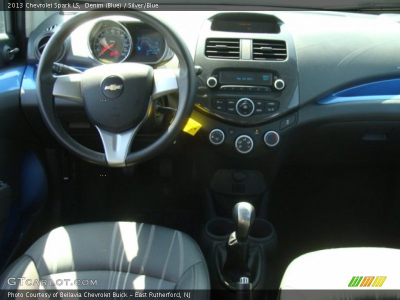Denim (Blue) / Silver/Blue 2013 Chevrolet Spark LS