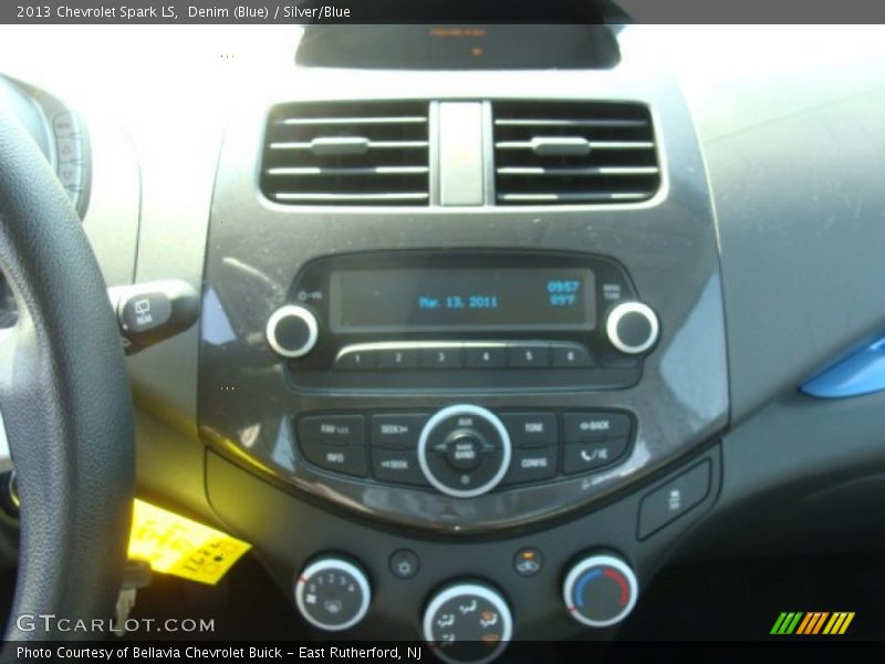 Denim (Blue) / Silver/Blue 2013 Chevrolet Spark LS