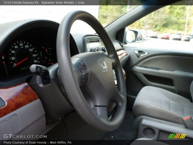Alabaster Silver Metallic / Gray 2010 Honda Odyssey EX