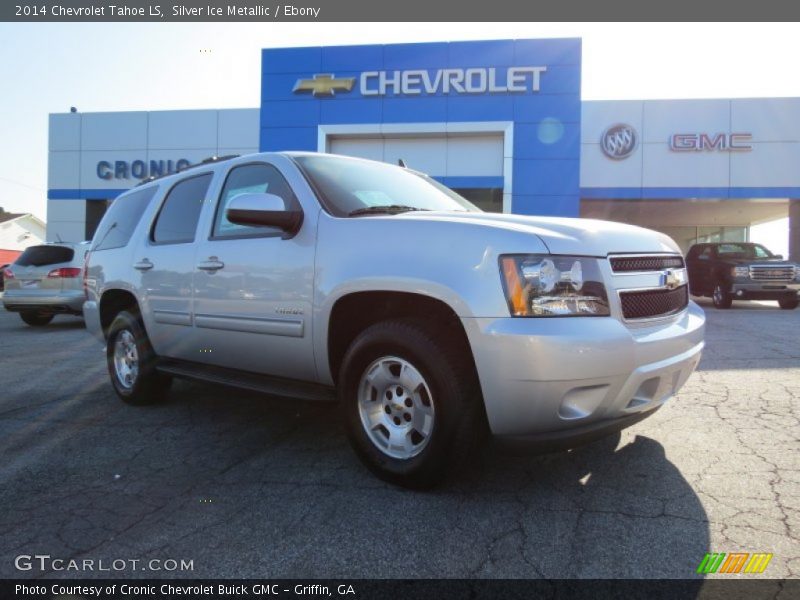 Silver Ice Metallic / Ebony 2014 Chevrolet Tahoe LS