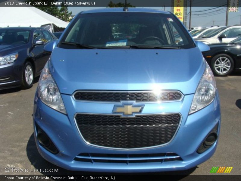 Denim (Blue) / Silver/Blue 2013 Chevrolet Spark LS