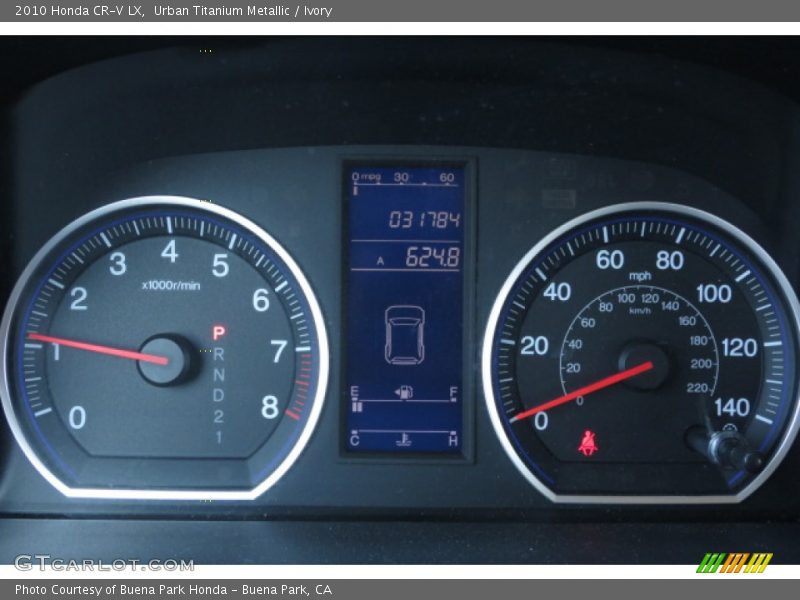 Urban Titanium Metallic / Ivory 2010 Honda CR-V LX