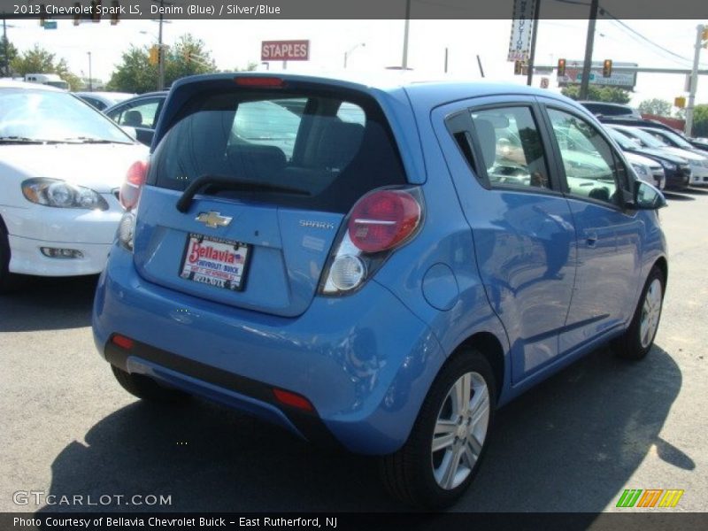 Denim (Blue) / Silver/Blue 2013 Chevrolet Spark LS