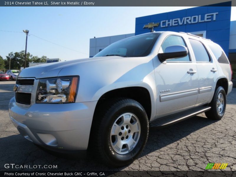 Silver Ice Metallic / Ebony 2014 Chevrolet Tahoe LS