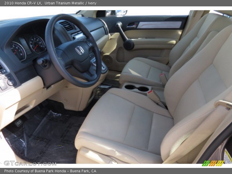 Urban Titanium Metallic / Ivory 2010 Honda CR-V LX