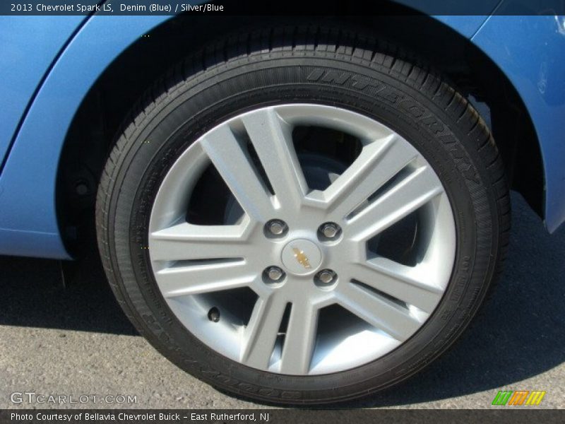 Denim (Blue) / Silver/Blue 2013 Chevrolet Spark LS