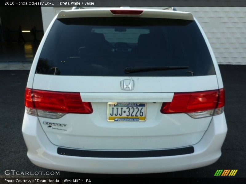 Taffeta White / Beige 2010 Honda Odyssey EX-L