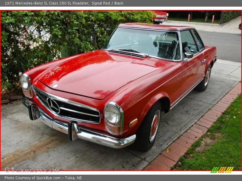 Front 3/4 View of 1971 SL Class 280 SL Roadster