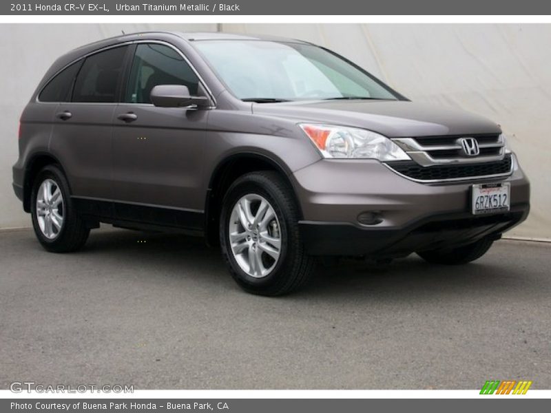 Urban Titanium Metallic / Black 2011 Honda CR-V EX-L