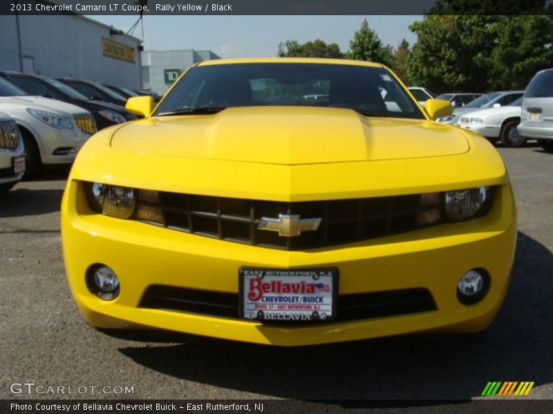 Rally Yellow / Black 2013 Chevrolet Camaro LT Coupe