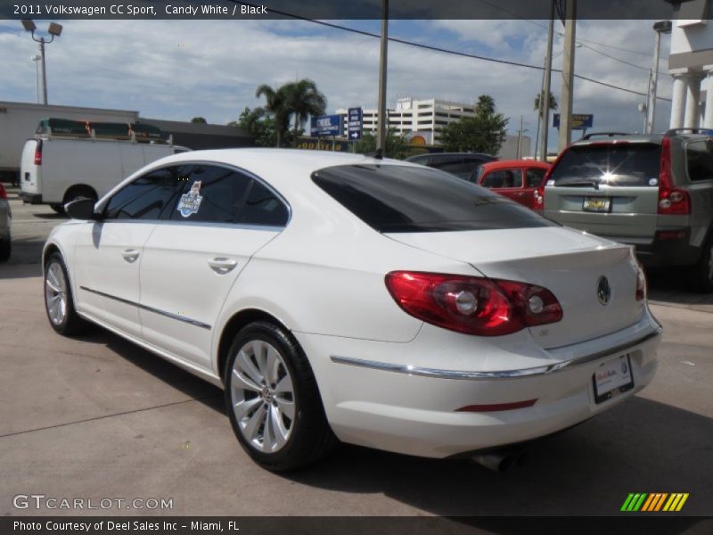 Candy White / Black 2011 Volkswagen CC Sport