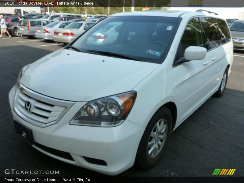Taffeta White / Beige 2010 Honda Odyssey EX-L