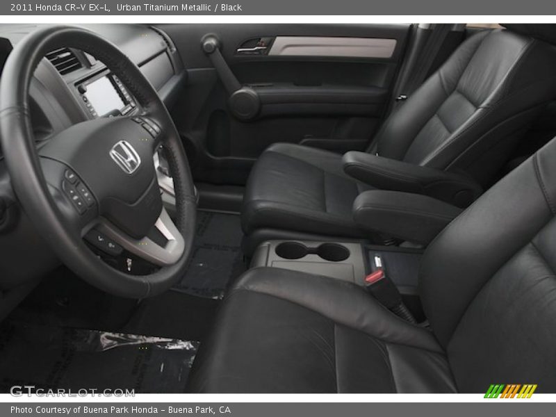 Urban Titanium Metallic / Black 2011 Honda CR-V EX-L