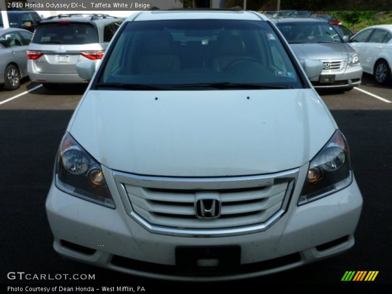 Taffeta White / Beige 2010 Honda Odyssey EX-L