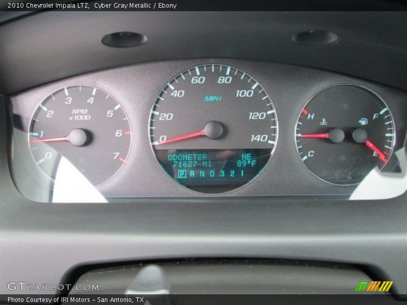 Cyber Gray Metallic / Ebony 2010 Chevrolet Impala LTZ