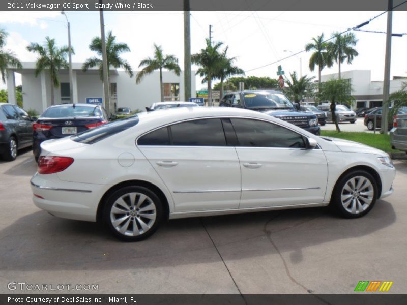 Candy White / Black 2011 Volkswagen CC Sport