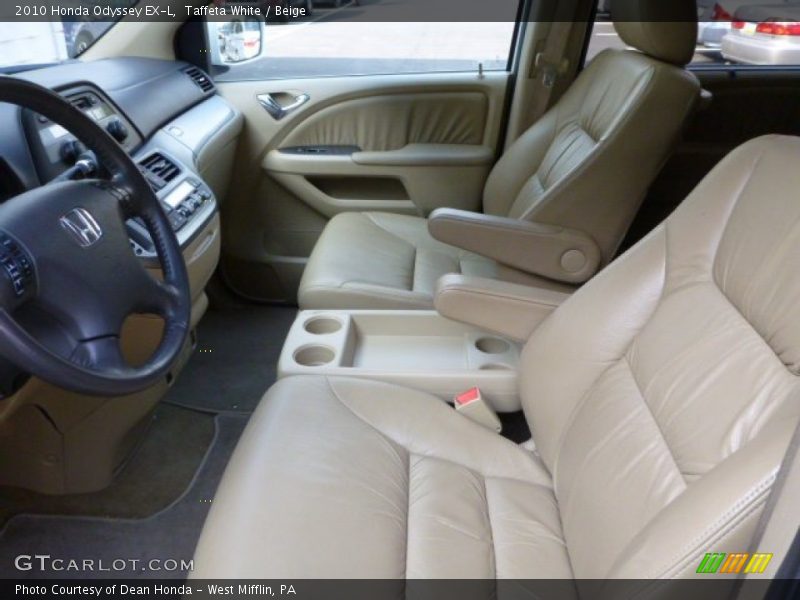 Taffeta White / Beige 2010 Honda Odyssey EX-L