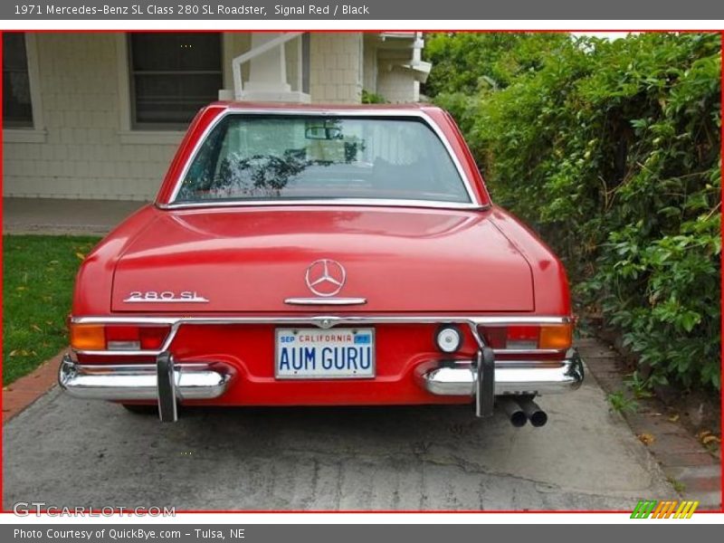 Signal Red / Black 1971 Mercedes-Benz SL Class 280 SL Roadster