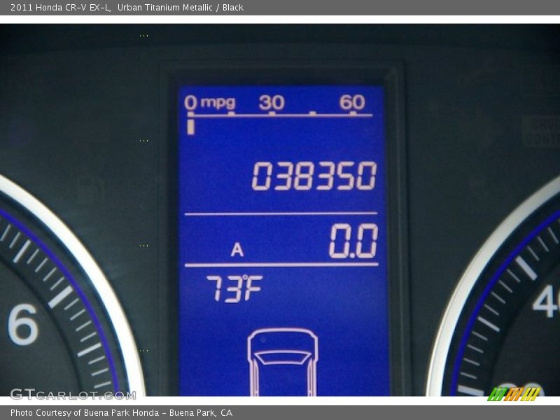 Urban Titanium Metallic / Black 2011 Honda CR-V EX-L