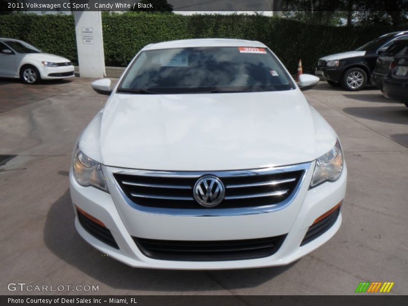 Candy White / Black 2011 Volkswagen CC Sport