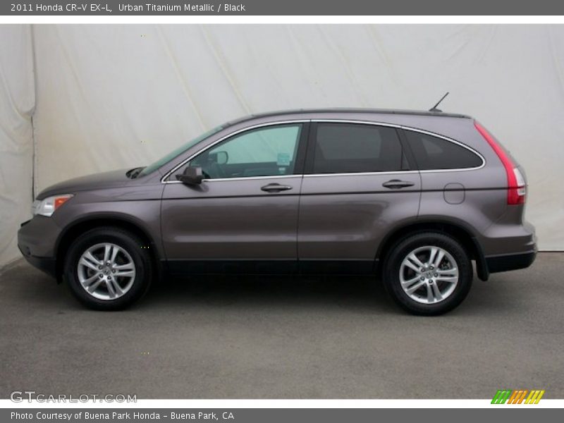 Urban Titanium Metallic / Black 2011 Honda CR-V EX-L