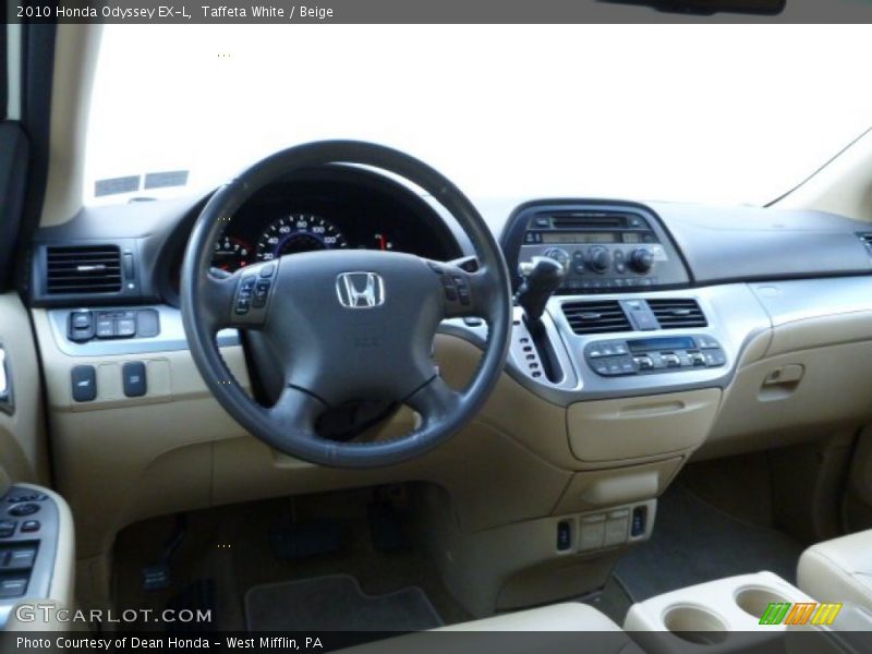 Taffeta White / Beige 2010 Honda Odyssey EX-L