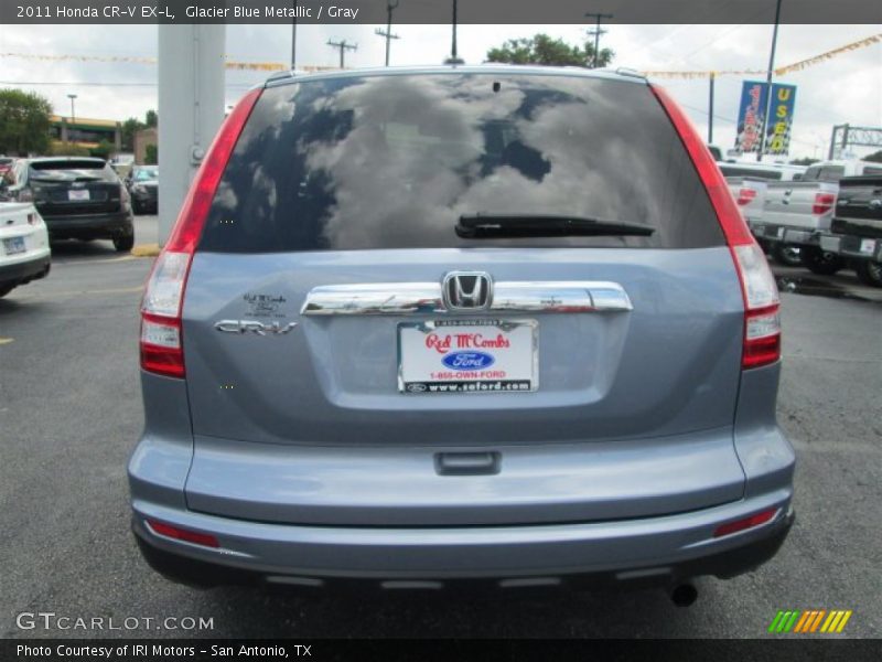 Glacier Blue Metallic / Gray 2011 Honda CR-V EX-L