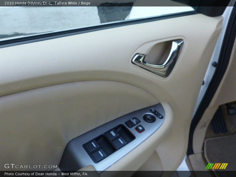 Taffeta White / Beige 2010 Honda Odyssey EX-L