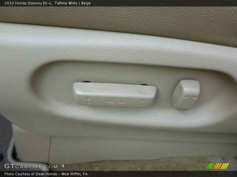 Taffeta White / Beige 2010 Honda Odyssey EX-L