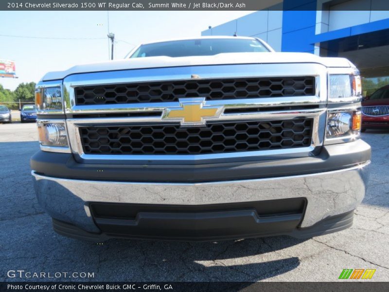 Summit White / Jet Black/Dark Ash 2014 Chevrolet Silverado 1500 WT Regular Cab