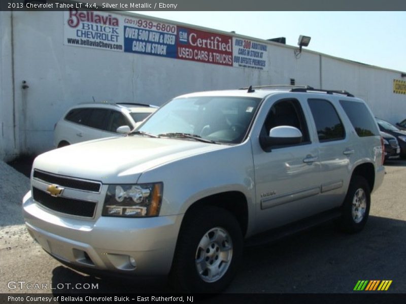 Silver Ice Metallic / Ebony 2013 Chevrolet Tahoe LT 4x4