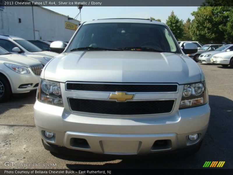 Silver Ice Metallic / Ebony 2013 Chevrolet Tahoe LT 4x4