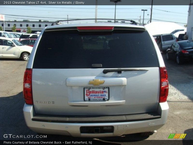 Silver Ice Metallic / Ebony 2013 Chevrolet Tahoe LT 4x4