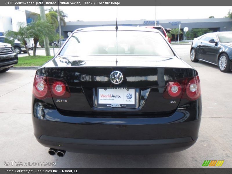 Black / Cornsilk Beige 2010 Volkswagen Jetta Limited Edition Sedan