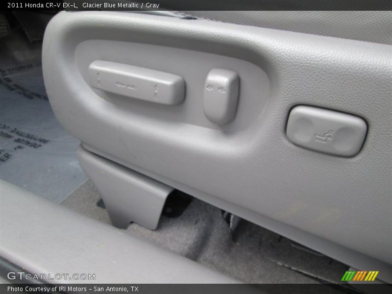 Glacier Blue Metallic / Gray 2011 Honda CR-V EX-L