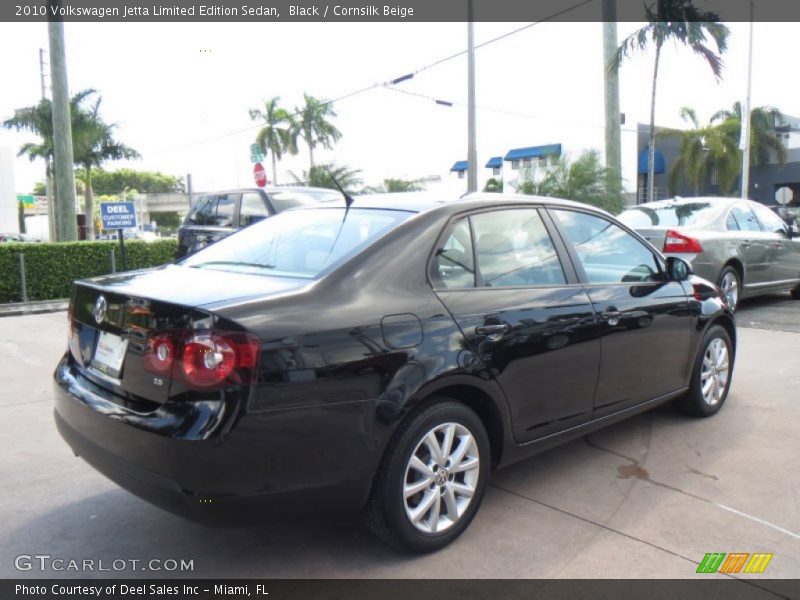 Black / Cornsilk Beige 2010 Volkswagen Jetta Limited Edition Sedan