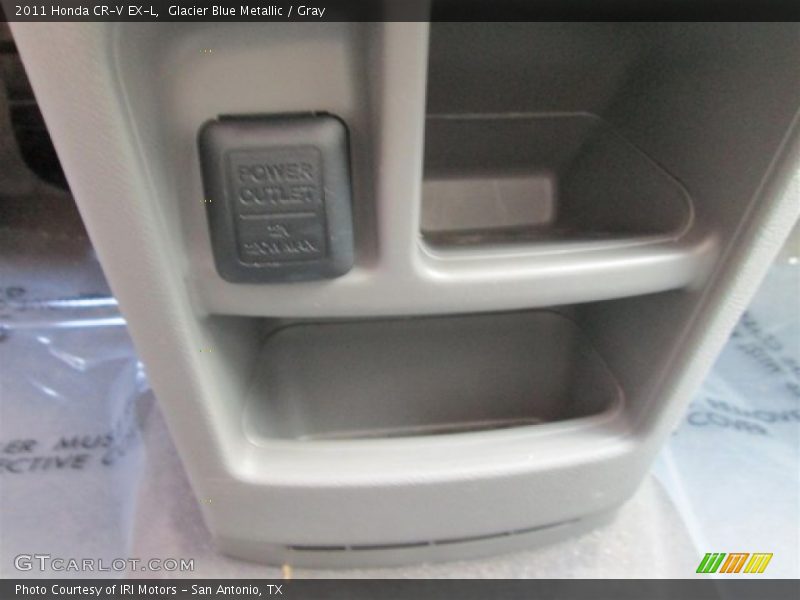 Glacier Blue Metallic / Gray 2011 Honda CR-V EX-L
