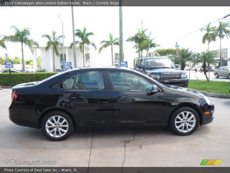 Black / Cornsilk Beige 2010 Volkswagen Jetta Limited Edition Sedan