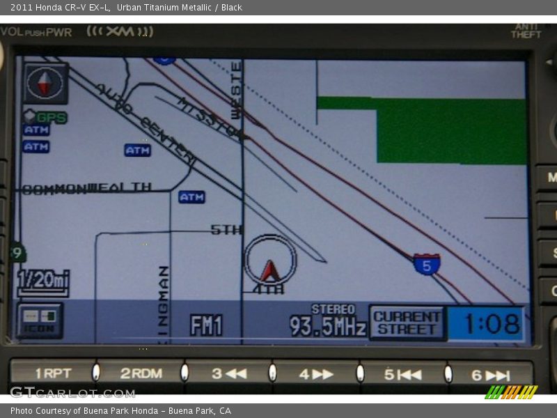 Urban Titanium Metallic / Black 2011 Honda CR-V EX-L