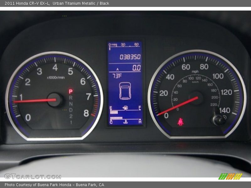 Urban Titanium Metallic / Black 2011 Honda CR-V EX-L