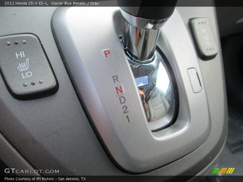 Glacier Blue Metallic / Gray 2011 Honda CR-V EX-L