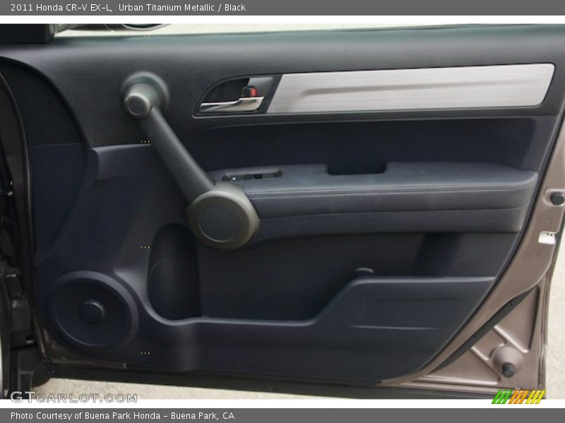 Urban Titanium Metallic / Black 2011 Honda CR-V EX-L