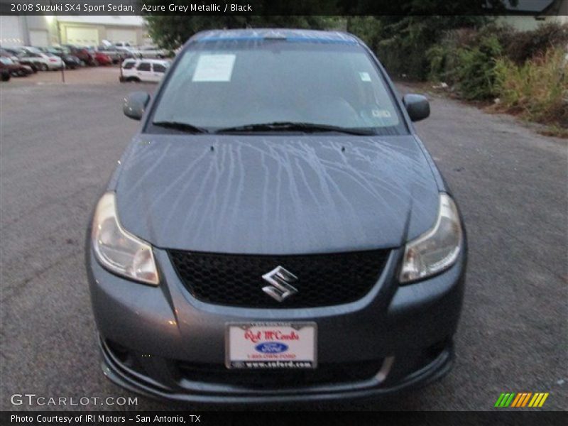 Azure Grey Metallic / Black 2008 Suzuki SX4 Sport Sedan