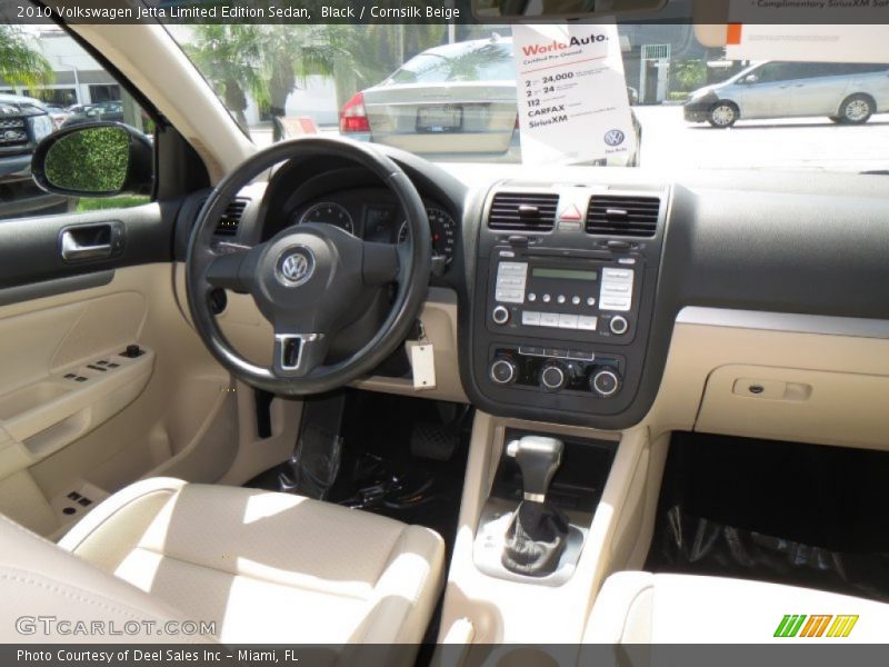 Black / Cornsilk Beige 2010 Volkswagen Jetta Limited Edition Sedan