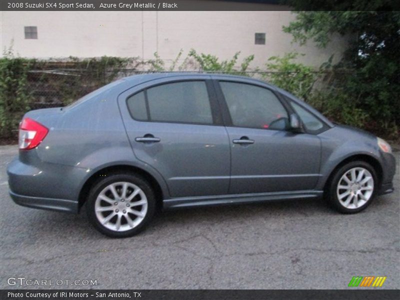 Azure Grey Metallic / Black 2008 Suzuki SX4 Sport Sedan
