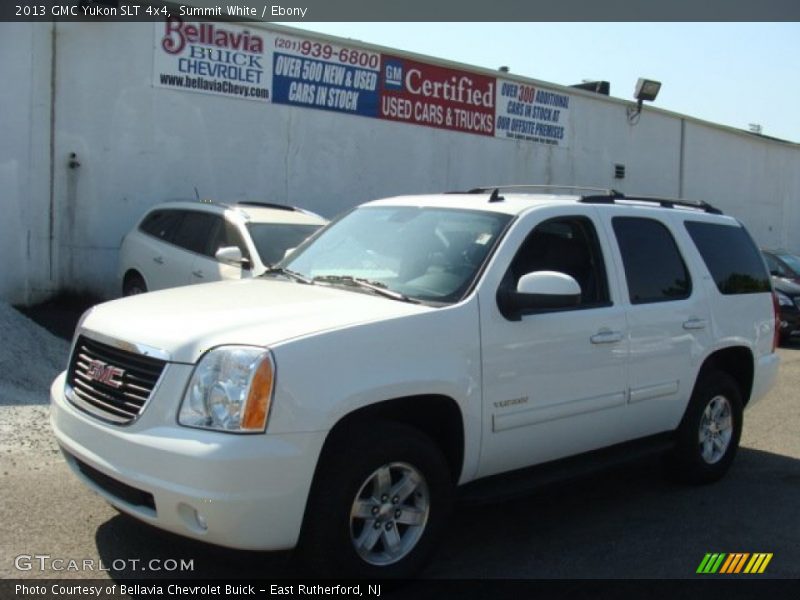 Summit White / Ebony 2013 GMC Yukon SLT 4x4