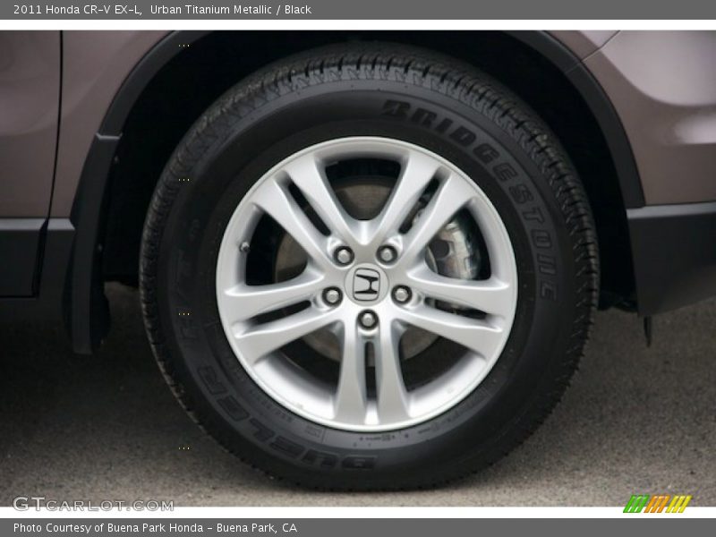 Urban Titanium Metallic / Black 2011 Honda CR-V EX-L